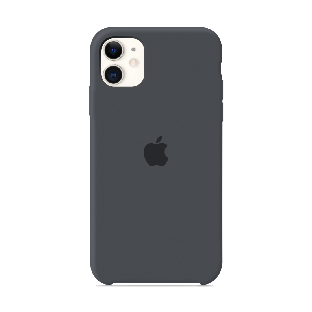 Silicone case for iPhone iphone 11 charcoal gray graphite gray