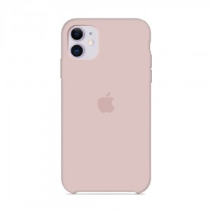 Funda de silicona para iphone/iphone 11 rosa arena rosa arena