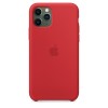 Coque en silicone pour iPhone/iPhone 11 Pro rouge rouge-952725050--Gadgets et accessoires