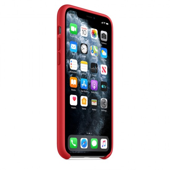 Silikonowe etui do iPhone/iphone 11 Pro czerwone czerwone-952725050--Gadżety i akcesoria