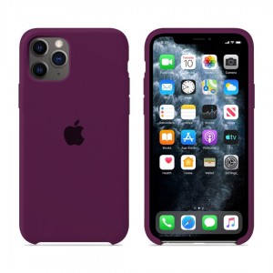 Siliconen hoesje voor iphone/iphone 11 Pro marsala marsala