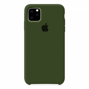 Silicone case for iPhone / iphone 11 Pro Max virid khaki