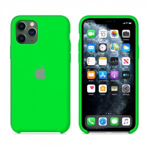  Silikonowe etui do telefonu iPhone/iphone 11 Pro Max uran zielone