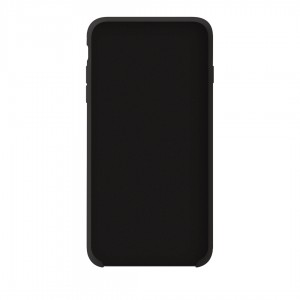 Funda de silicona para iPhone/iphone 6\6S negra negra + cristal protector de regalo
