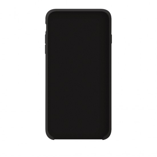 Funda de silicona para iPhone/iphone 6\6S negra negra + cristal protector de regalo-952725060--Gadgets y accesorios