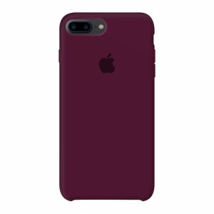 Silicone case for iphone/iphone 7 plus/8 plus marsala marsala
