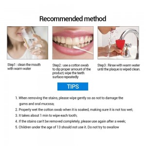 Lanbena tandenbleekpoeder verwijdert tandplak, tanden bleken