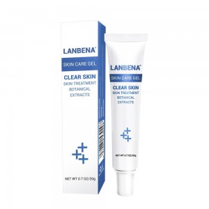 Gel para el cuidado de la cara Lanbena tratamiento del acné, removedor de espinillas, eliminar manchas, comedone, espinillas