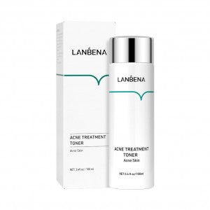 Tóner para la piel facial, tratamiento del acné Lanbena