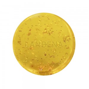 Lanbena handmade seaweed soap gold 24K essential oil anti-aging, deep cleansing anti-wrinkle