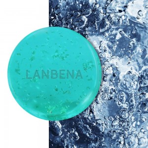 Lanbena handmade soap 24K gold, hyaluronic acid, face cleansing, moisturizing acne treatment, anti-ANING snails