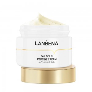 Lanbena peptide anti-wrinkle cream, for face, anti-aging skin, collagen, hyaluronic acid, snail cream