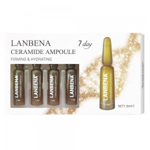 Lanbena ceramide ampolla reafirmante hidratante anti-envejecimiento elevación nutritiva anti arrugas poros retráctiles