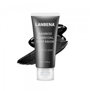  Masque facial au charbon de bambou noir, bambou Lanbena