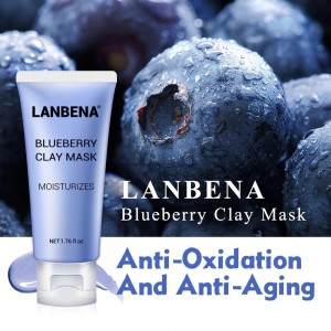 Clay mask with dove extract for Lanbena face, refreshing, anti-aging, deep cleansing, fat removal, tightens pores, nourishes