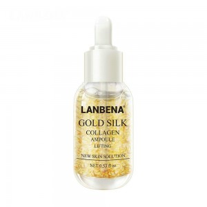 Ampoule serum Golden Silk Lanbena collagen removes melanin spots, lightening dark spots, anti-wrinkle