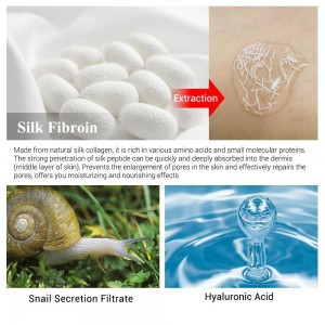 Silver Silk Collageen Ampoule Lanbena Pore Aanscherping Repair Serum Regenerating Moisturizing Nourishing Anti-Aging Huidverzorging