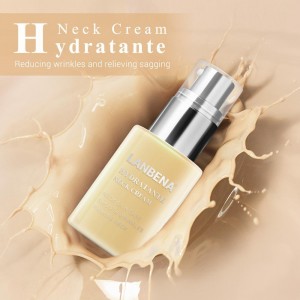 Crema hidratante para el cuello antiarrugas Lanbena reafirmante hidratante removedor belleza Salud cuidado de la piel