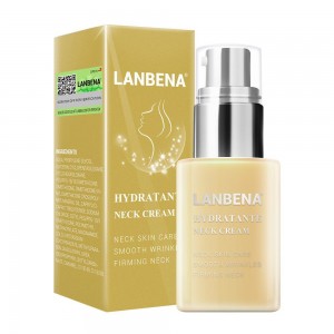 Hydraterende Anti-Rimpel Neck Cream Lanbena Verstevigende Hydraterende Lifting Removal schoonheid en gezondheid huidverzorging