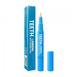  Le crayon de blanchiment des dents Lanbena 3 ml élimine les taches de plaque dentaire, les produits d'hygiène bucco-dentaire Gel dentaire blanchissant