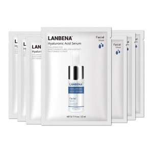 Lanbena anti-aging hyaluronic acid face mask 7pcs