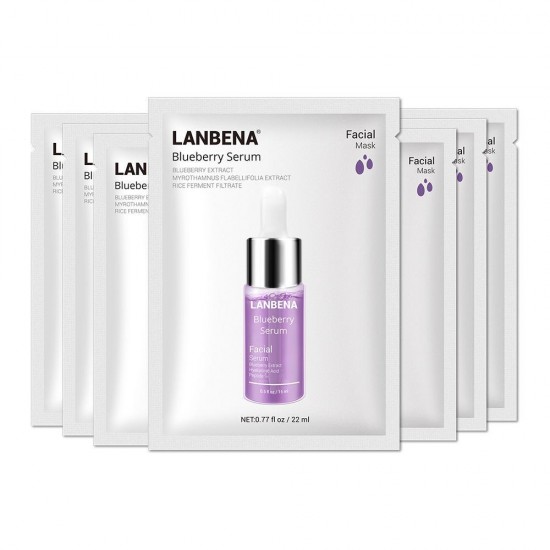 Lanbena blueberry face masks 7pcs, reduce pores and help repair damaged skin, making your skin firmer and younger, 952732728, Care, Health and beauty. All for beauty salons,Care ,  buy with worldwide shipping