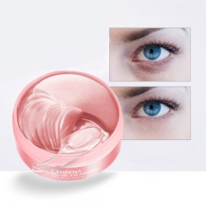 Remendos de olho de hidrogel com extrato de rosa natural, hidratar, clarear, apertar, pele ao redor dos olhos, reduzir rugas.