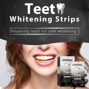 Lanbena bamboo charcoal teeth whitening strips 7 pairs / box