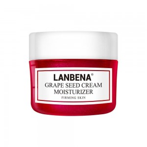 Крем-ліфтинг зміцнюючий з екстрактом виноградних кісточок для особи Lanbena захист підтяжка шкіри обличчя 40г