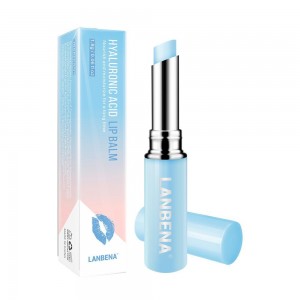 Lanbena ácido hialurônico Lip Balm Lip Plumper bálsamo hidratante reduzir rugas reduzir a secura proteção labial de longa duração