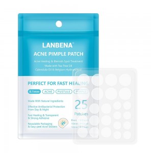 Parche de acné Lanbena 25pcs tratamiento de acné parche de espinilla uso diario pegatinas invisibles Cuidado de la piel