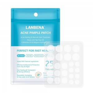  Lanbena Acne Patch 25pcs Traitement de l'acné Pimple Patch Usage Quotidien Autocollants Invisibles Soins de la Peau