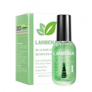 Lanbena black spot removal mask, deep cleansing, serum narrows pores 100pcs strips