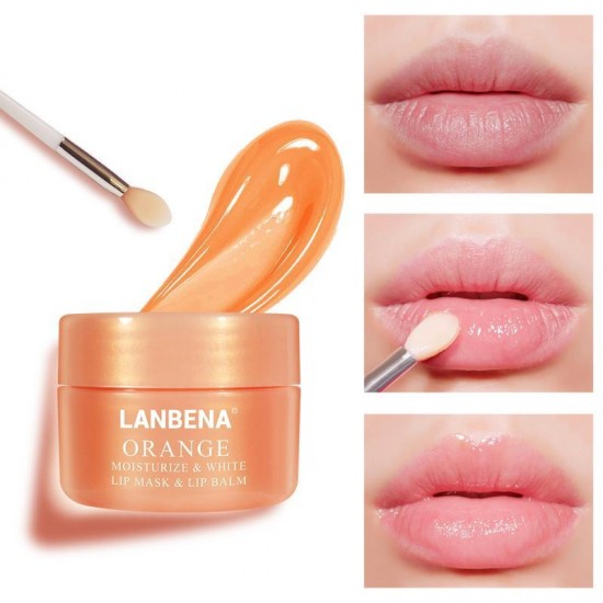 Бальзам для губ Lanbena Orange Lip Balm с экстрактом апельсина, витамин C, уход за губами для сна,увлажняющий, питательный, 952732758, Care,  Health and beauty. All for beauty salons,Care ,  buy with worldwide shipping