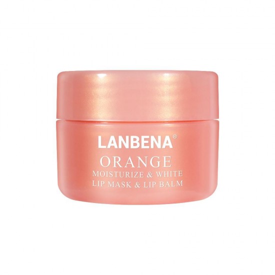 Бальзам для губ Lanbena Orange Lip Balm с экстрактом апельсина, витамин C, уход за губами для сна,увлажняющий, питательный, 952732758, Care,  Health and beauty. All for beauty salons,Care ,  buy with worldwide shipping