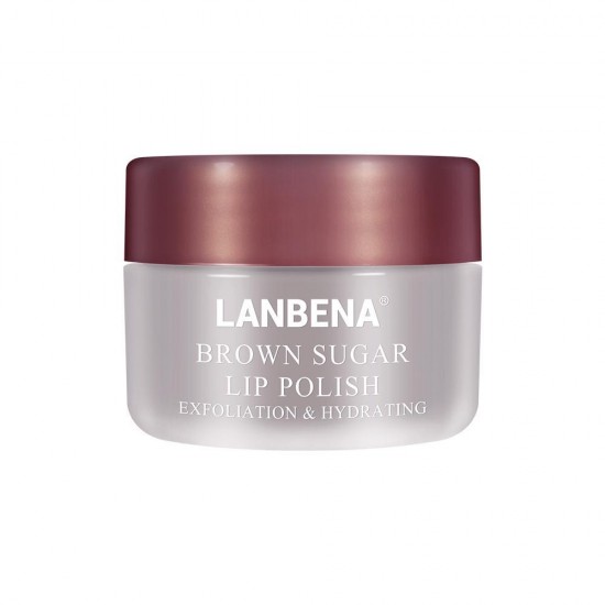 Exfoliante de labios, bálsamo Lanbena, máscara de labios, azúcar de caña, jojoba, huesos de uva, manteca de karité, Exfoliar la piel muerta de los labios-952732874-Lanbena-Belleza y salud. Todo para salones de belleza