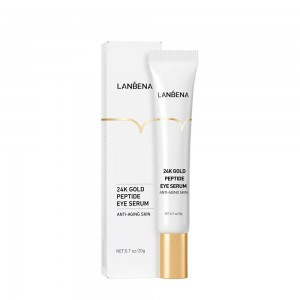 Serum for the skin around the eyes with LANBENA 24k Gold peptide