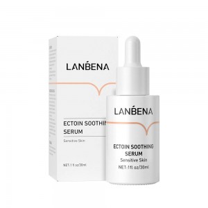 Verzachtend serum voor de genezing van acne merken met sofra wortel extract, Baikal Skullcap, ectoïne, Lanbena