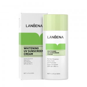 Protetor solar branqueamento Proteção UV Lanbena whitening uv protetor solar creme