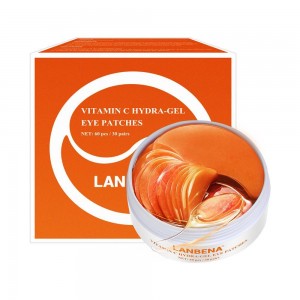 Hydra gel eye patches with collagen Lanbena 60pcs Mask removes dark circles, bags, lightens the skin around the eyes