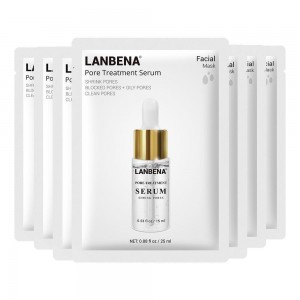 Lanbena gezichtsmasker pore cleaning en black spot removal, post acne, fris voor het gezicht