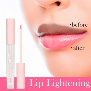 Lanbena lábios clareadores e realçadores plump lábios líquido lipgloss reduzir a pigmentação Hidratante Lábios rosados