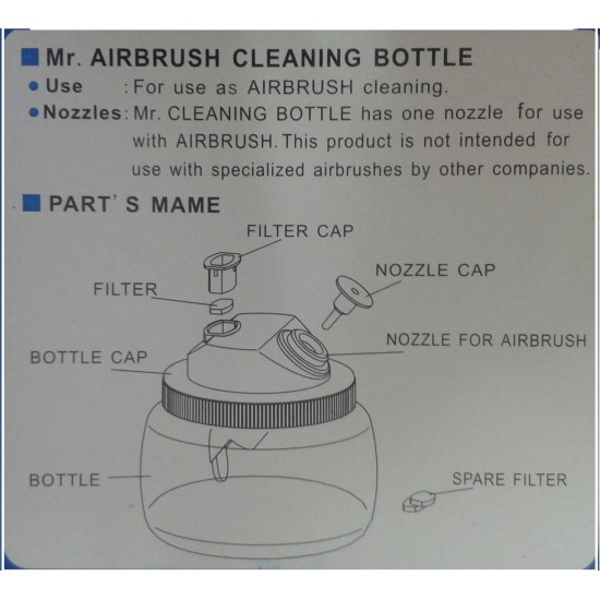 Airbrush-Reinigungsbehälter-tagore_BD-777A-TAGORE-Accessoires en benodigdheden voor airbrushen