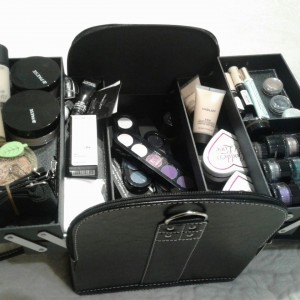  Case for make-up artists, black matte