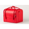 Etui voor beauty masters, mat rood. Koffer voor cosmetica-6208-Trend-Case-Beat-Meister