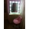 Зеркало в салон красоты, в белом цвете с лампочками, МT65.80W, Гримерные зеркала,  Зеркала,Гримерные зеркала ,  купить в Украине