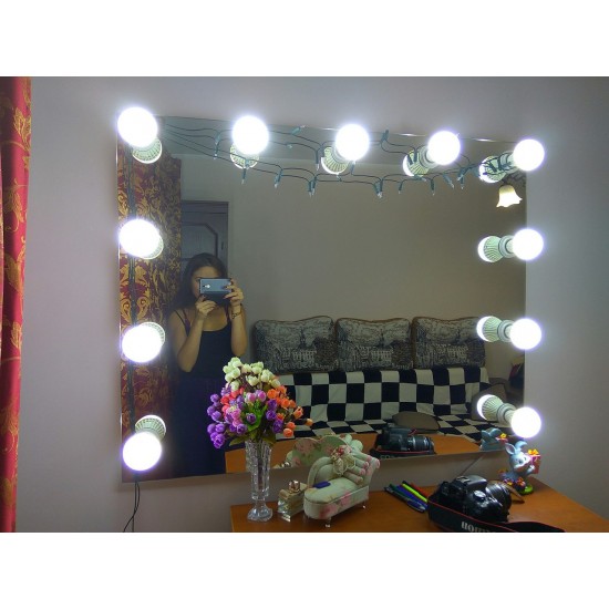Espelho retrovisor com luzes, sem moldura-6125-Trend-Espelhos