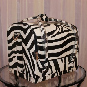 Etui voor beauty master (zebra print)