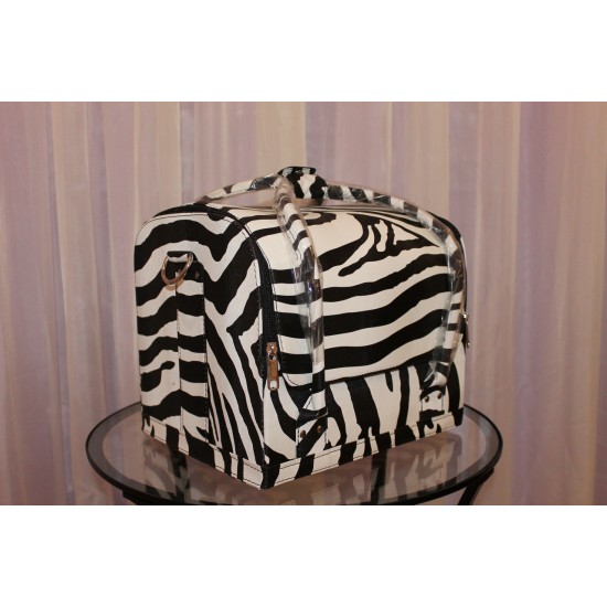Estojo para mestre de beleza (estampa de zebra)-3816-Trend-Mestre da batida do caso