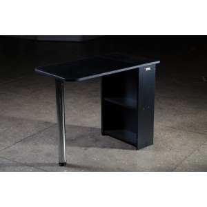 Tafel voor manicure, opvouwbaar, zwart